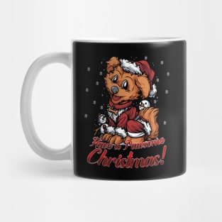 Christmas Dog Santa Suit Pawsome Christmas Mug